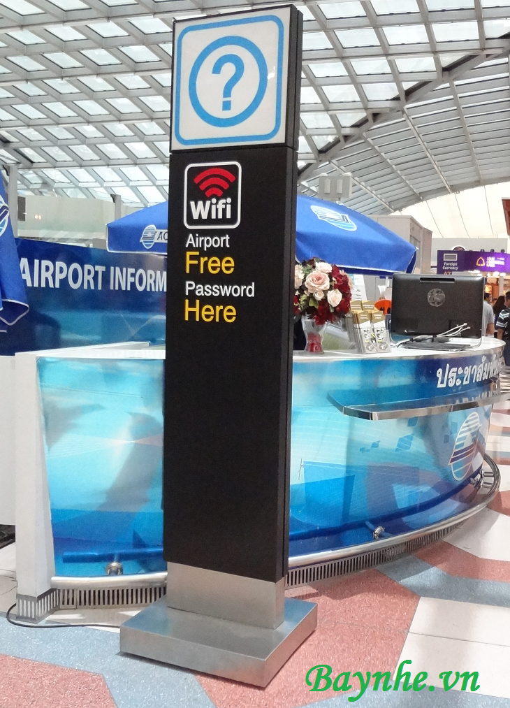 Hướng dẫn "bắt" wifi miễn phí ở sân bay Suvarnabhumi