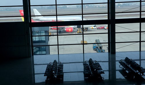 Thông báo chuyển vị trí quầy làm thủ tục bay tại sân bay Nội Bài