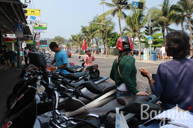 thuê xe máy ở Pattaya