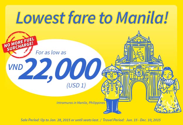 Cebu đang bán vé máy bay giá siêu rẻ 1 peso
