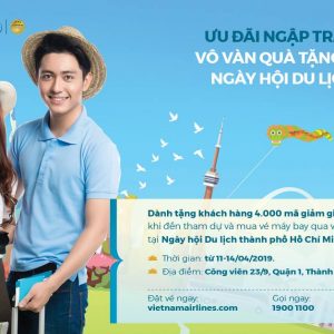 Vietnam Airlines và Jestar giảm giá tới 50% tại Hội chợ Du lịch TP HCM