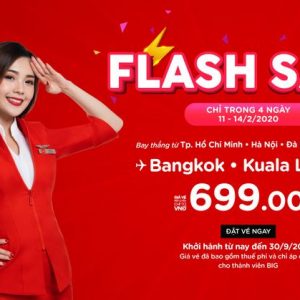 AirAsia tung Flash Sale chỉ trong 4 ngày, nhanh tay săn vé nào! 